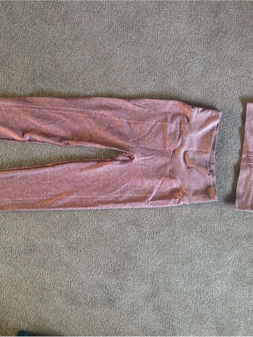 PINK Victoria's Secret Mauve/Pink Seamless Leggings